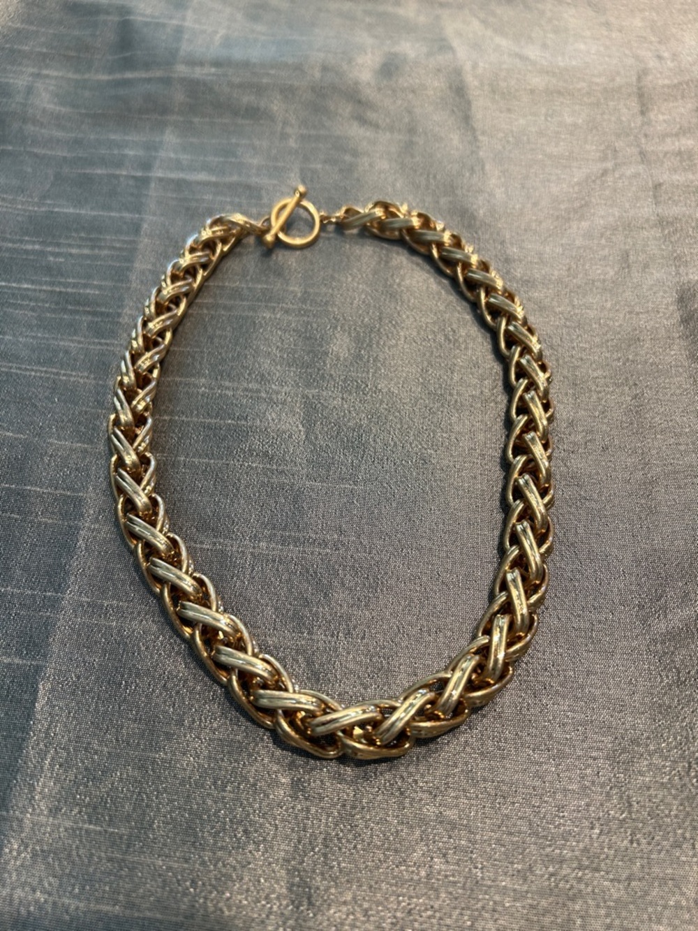 New💜 Gold Sunlit Braid Necklace by EM💜